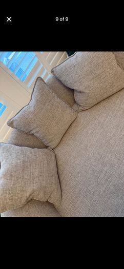 Beautiful grey sofa