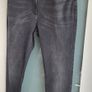 M&S black mix soft stretchy skinny jeggings Sz 16UK Image 6