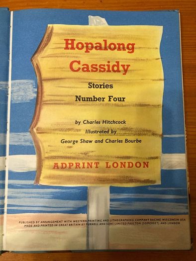 Cowboy Annual: 'Hopalong Cassidy' Stories No.4