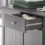 Bathroom Cabinet with 2 Drawers and 2 Laundry Baskets Image 3