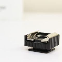 Camera Hot Shoe Mount to 1/4" (Female) For Tripods