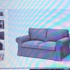 2 seat sofa new with two sets of covers