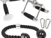 Triceps Pull Down Attachment, Cable Machine Accessories for Home Gym, LAT Pull Down Attachment Weight Fitness