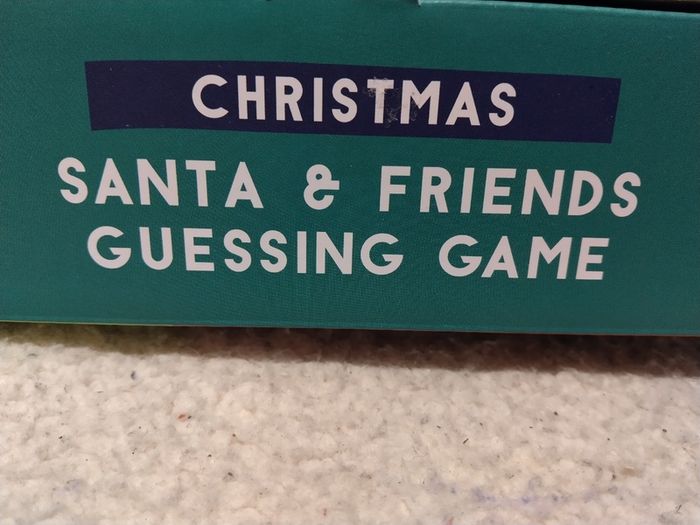 Christmas Santa And Friends Guessing Game NEW IN BOX