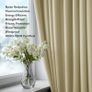 Blackout Curtains Thick Thermal Insulated Eyelet Curtains for Living Room, 274x229cm (HxW), Navy Blue, 2 Panels Image 9