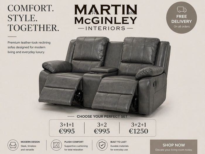 Full Leather Sofa Sets Ready For Delivery