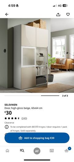 2 x besta door fronts