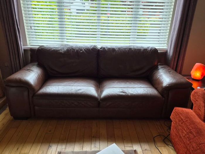 leather couch