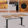 Electric Standing Desk (120 x 60 cm) Height Adjustable Image 8