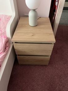 2 Drawer Bedside Locker