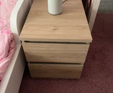 2 Drawer Bedside Locker
