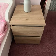 2 Drawer Bedside Locker