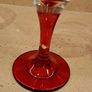 Red stem wine glasses Image 2