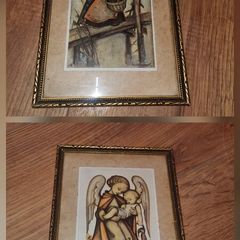 Two JM Hummell Framed prints