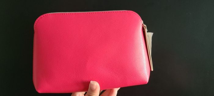 Lancome Pink Makeup Bag with zip