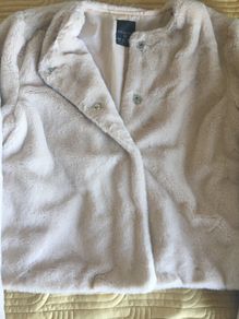 Stunning Penney's Cream Faux Fur Jacket - Size 6/8 UK
