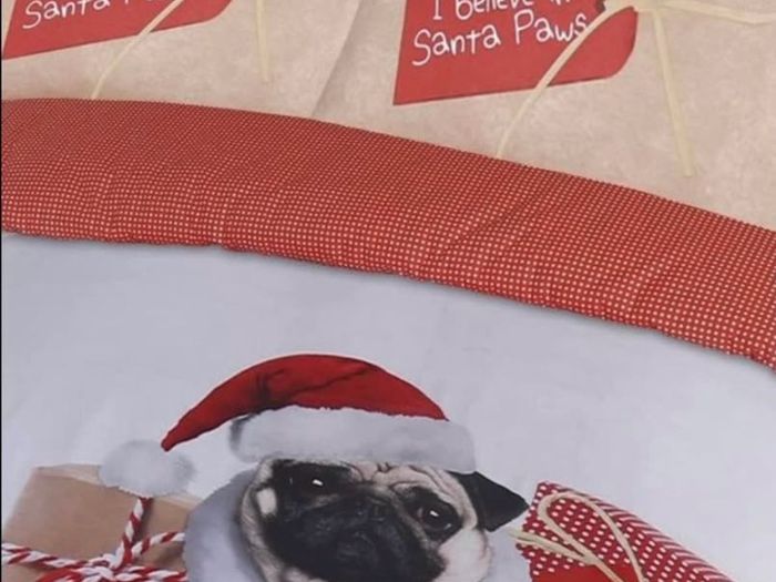 christmas duvet double new