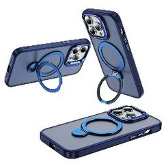 For Apple iPhone 17 Pro Max Magsafe Ring Case Blue