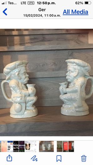 2 Toby Jugs