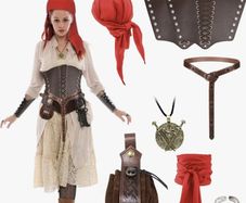 Renaissance/pirate/viking dress-up costume