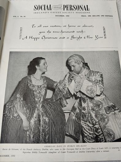 Social & Personal original magazine December 1950