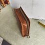 1960s  Mens Vanity bage for Shaving set Vintage Faux Alligator Leather Case. made in Ireland Image 9