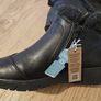 Jana - Twin Zip Ankle autumn winter Boots Black  Cosy Soft Flex German quality Size 4 UK4 37 EU NEW & Boxed RRP 70 last pair Image 2