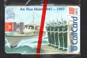 1997 Ireland 100 unit 50th Anniversary (1947-1997) of An Slua Muiri (Schlumberger SC7) Call Card Mint in packaging. Telecom Eireann card number 1176.