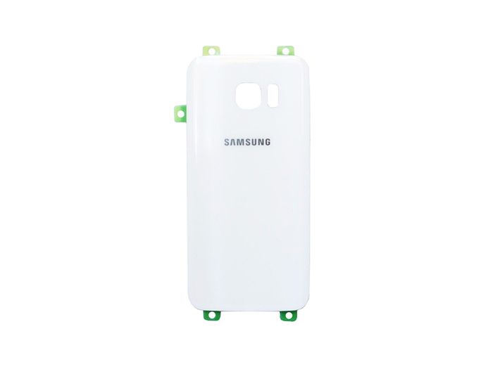 For Samsung Galaxy S7 Edge Battery Back Cover Rear Glass White WITH ADHESIVE - FHT63SMBK
