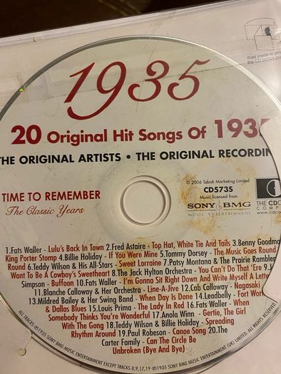 Birthday CD 1935