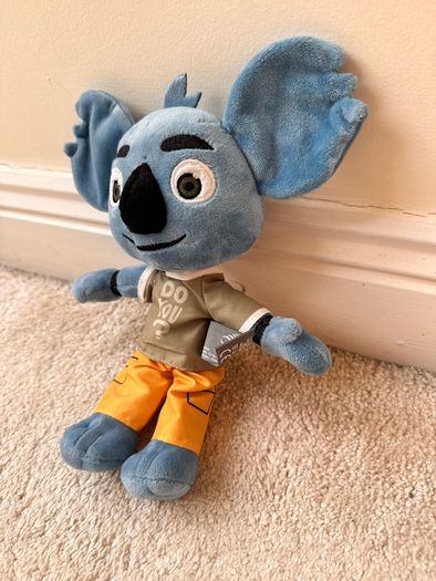 Sandaya Blue Koala Plush approx. 25 cm. Head a bit loose used Please see photos