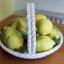 Italian Ceramic Fruit Basket Image 3