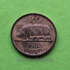 Ireland 1949 year Bronze Half Penny.