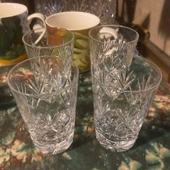 Royal Dolton crystal tumblers free postage