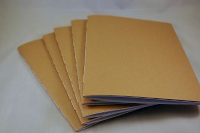 Threaded Saddle Stitch A5 Books (x5)