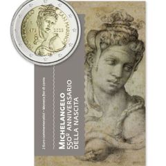 2025 San Marino 2 Euro Commemorative Coin Birth of Michelangelo