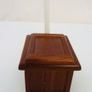 Vintage Victorian style wood panelled doll's house bathroom furniture Image 8