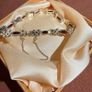 Vintage Sterling Silver Marquise Garnet Marcasite link Image 8