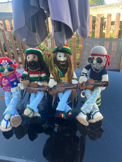 Hand Made Shelf Sitters PlayStation Gamers Rasta