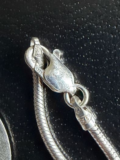 silver necklace