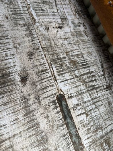 Ex display Smithers of Stanford reclaimed wood rustic foldaway console table