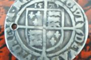 1570 Elizabeth 1st 6 pence Hammered coin