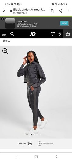 Under Armour  girls ladies tracksuit
