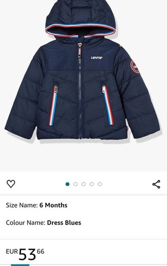 Levi's toddler puffer jacket