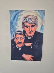 Father Ted Father Stone Canvas Poster