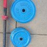 weight bar and plates body sculpture Image 2