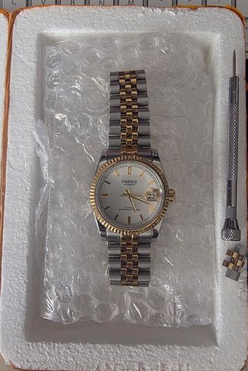 Parnis Automatic 36mm 2 tone Watch