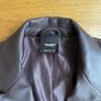 brown leather blazer Image 4