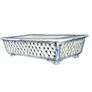 Chinese Qing Reticulated Porcelain Planter / Bonsai Tree Pot Image 5