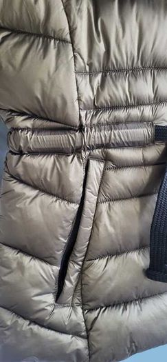 MINT VELVET Gold Tone Puffer Jacket Sz 12 UK - Rrp 220 (New)
